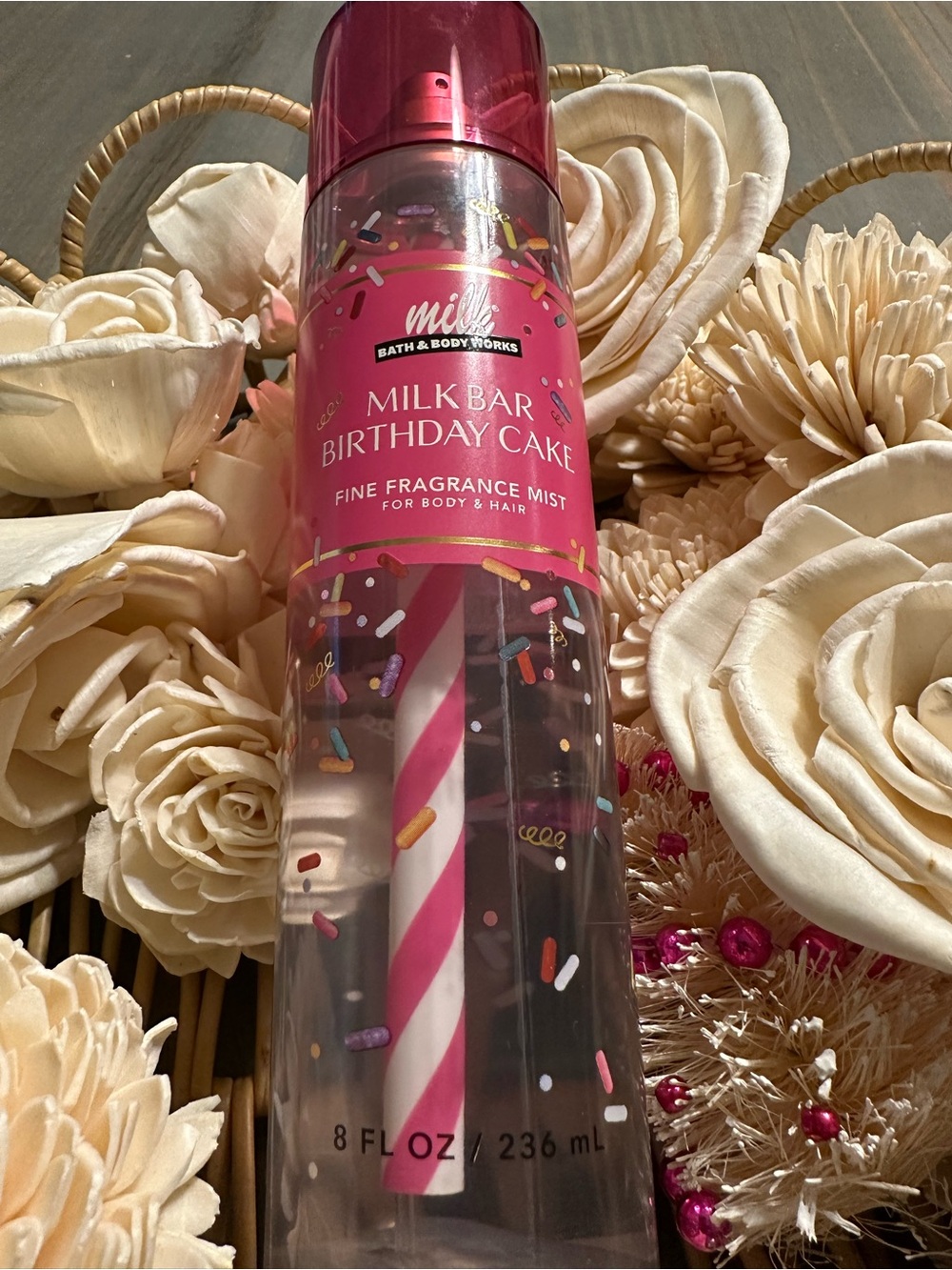Bath & Body Works Pink Milk Bar Birthday Cake Fine Fragrance Mist